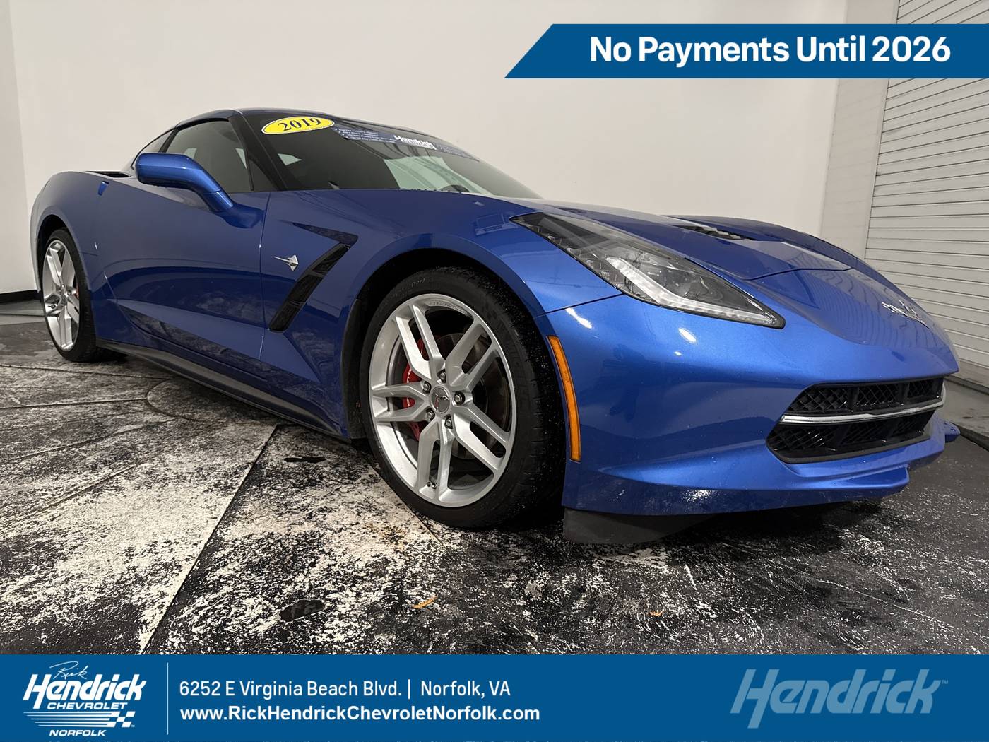 2019 Chevrolet Corvette 1LT — Coupe — 43,394 mi — Norfolk, VA