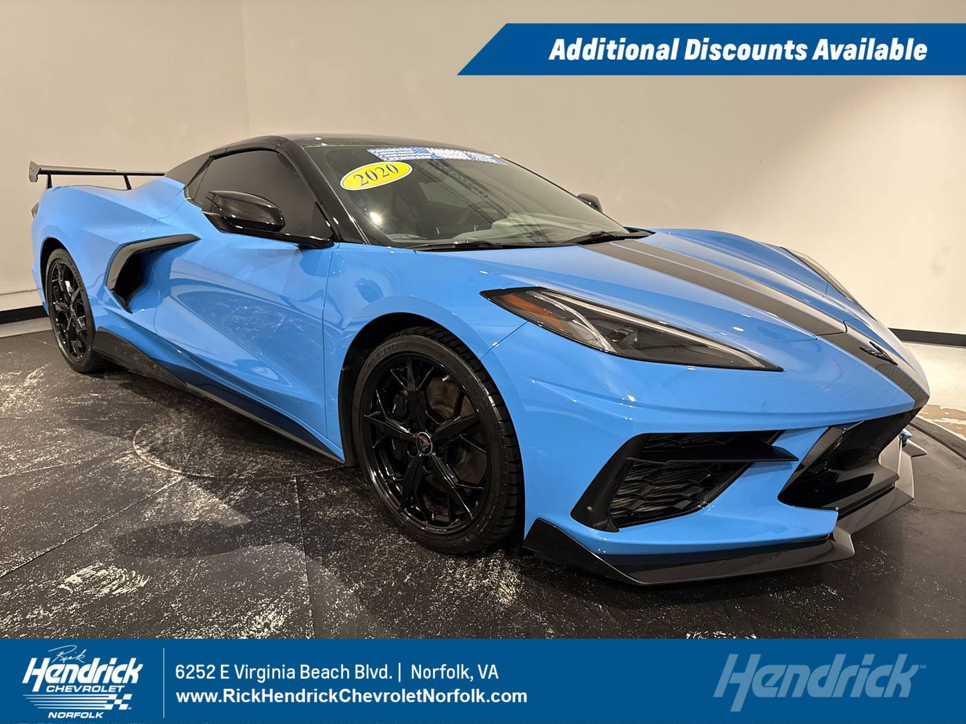 2020 Chevrolet Corvette 3LT — Convertible — 13,654 mi — Norfolk, VA