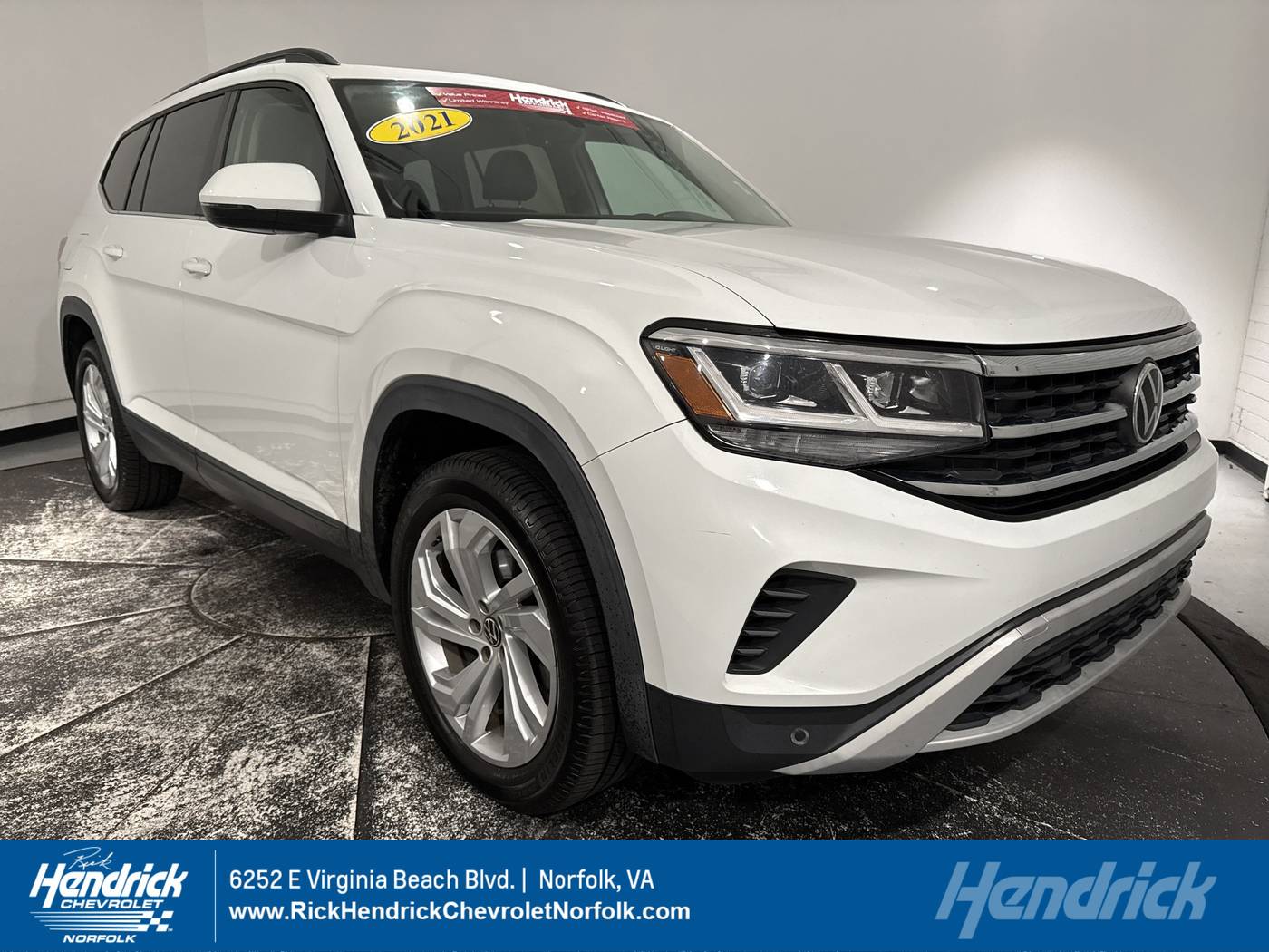 2021 Volkswagen Atlas SE with Technology — SUV — 101,115 mi — Norfolk, VA