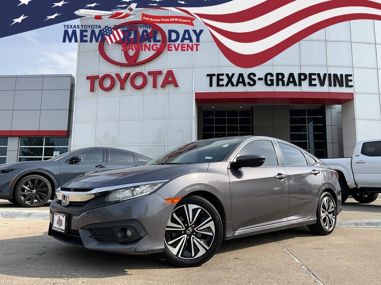 2017 Honda Civic EX-L — Sedan — 108,747 mi — Grapevine, TX