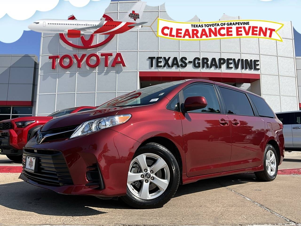 2020 Toyota Sienna LE — Minivan — 17,018 mi — Grapevine, TX