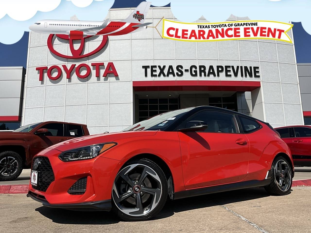 2019 Hyundai Veloster Turbo Ultimate — Hatchback — 70,604 mi — Grapevine, TX