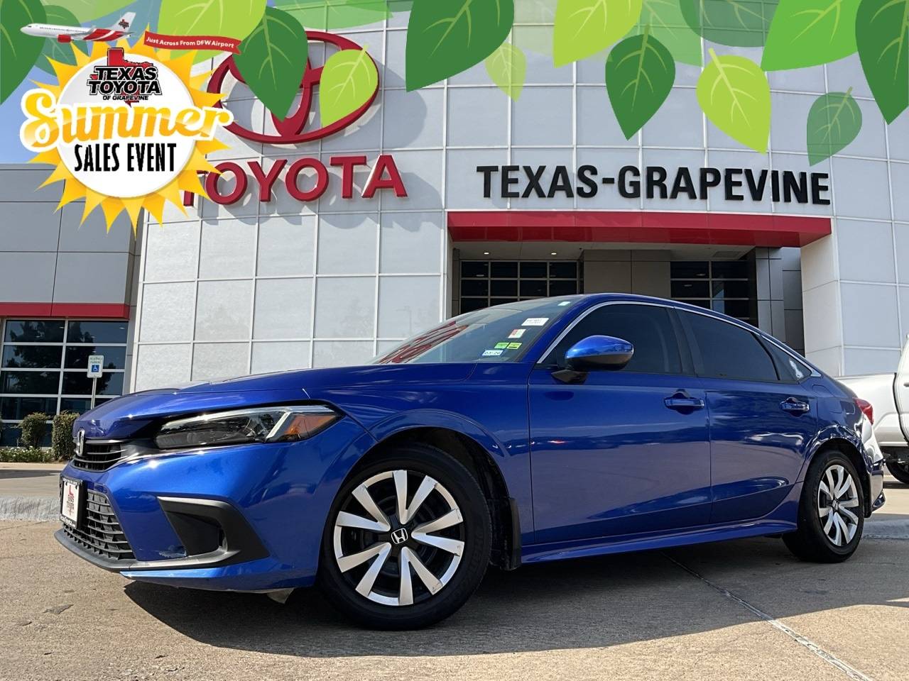 2022 Honda Civic LX — Sedan — 38,817 mi — Grapevine, TX