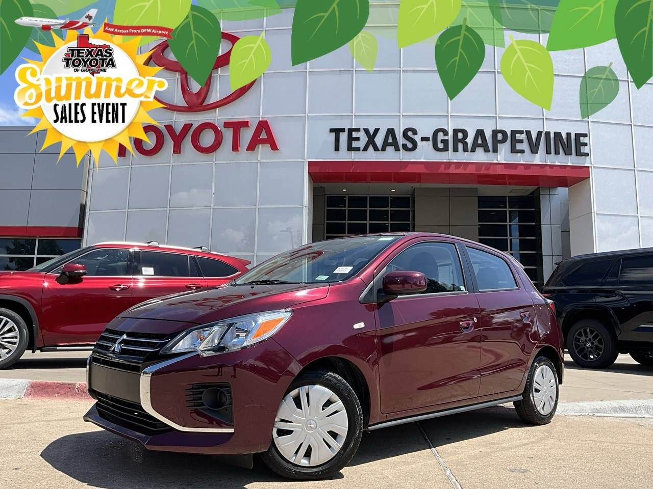 2024 Mitsubishi Mirage ES — Hatchback — 14,882 mi — Grapevine, TX
