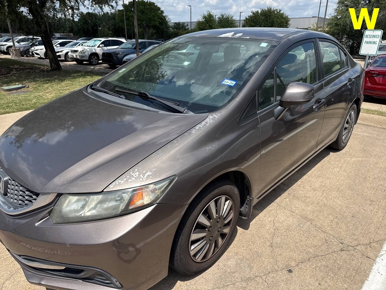 2013 Honda Civic LX — Sedan — 127,579 mi — Grapevine, TX
