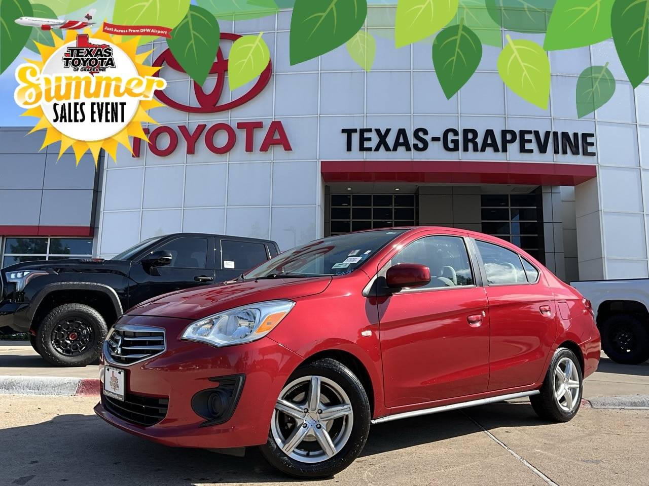 2019 Mitsubishi Mirage ES — Sedan — 76,767 mi — Grapevine, TX