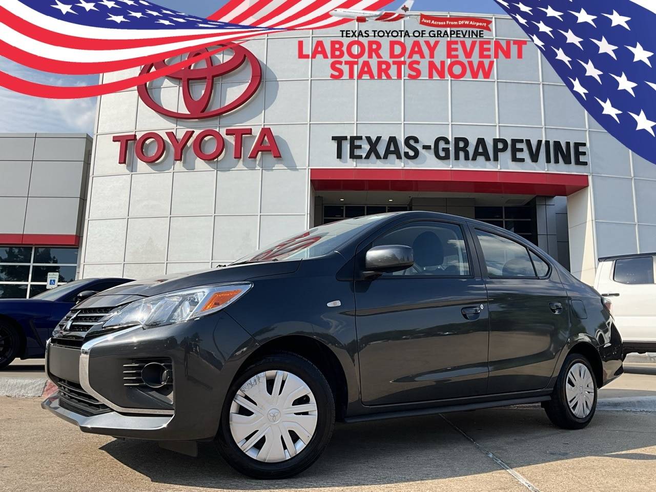 2024 Mitsubishi Mirage ES — Sedan — 21,792 mi — Grapevine, TX