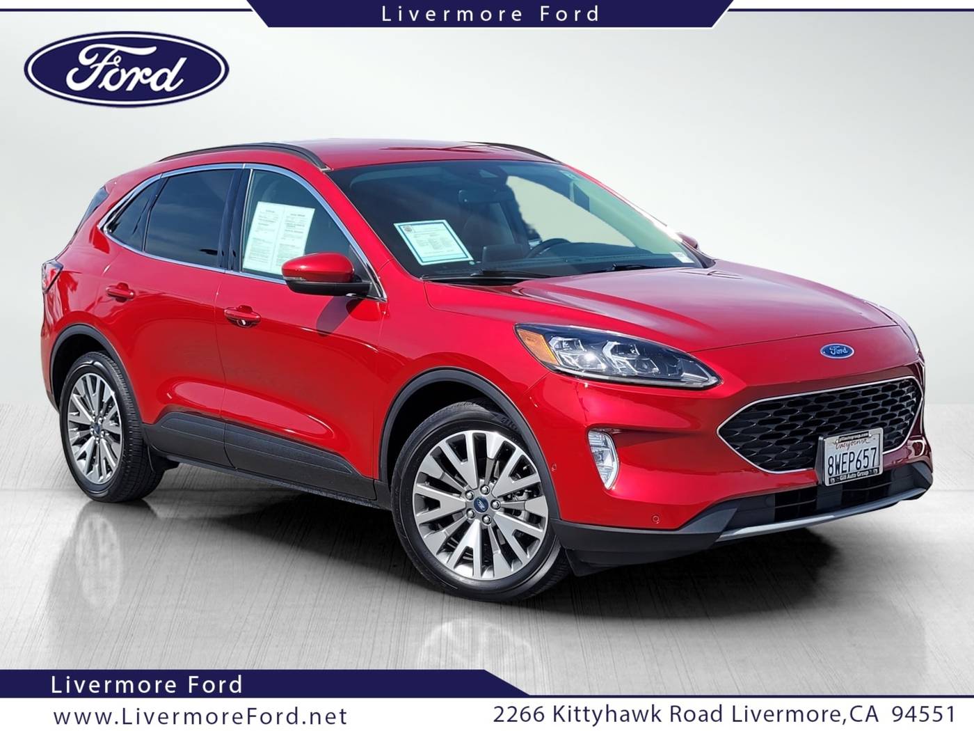 2020 Ford Escape Hybrid Titanium — SUV — 53,719 mi — Livermore, CA