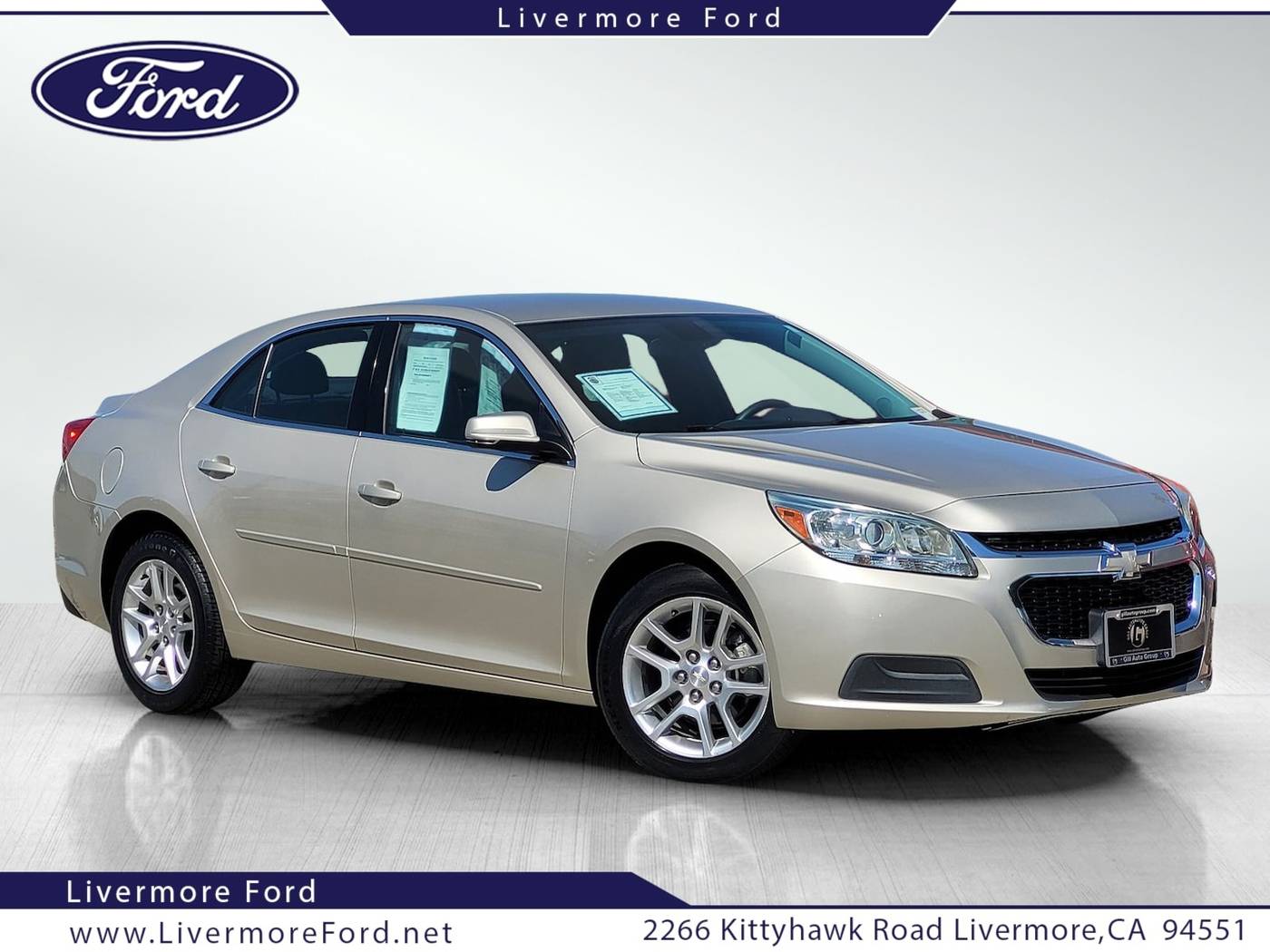 2015 Chevrolet Malibu LT — Sedan — 70,340 mi — Livermore, CA