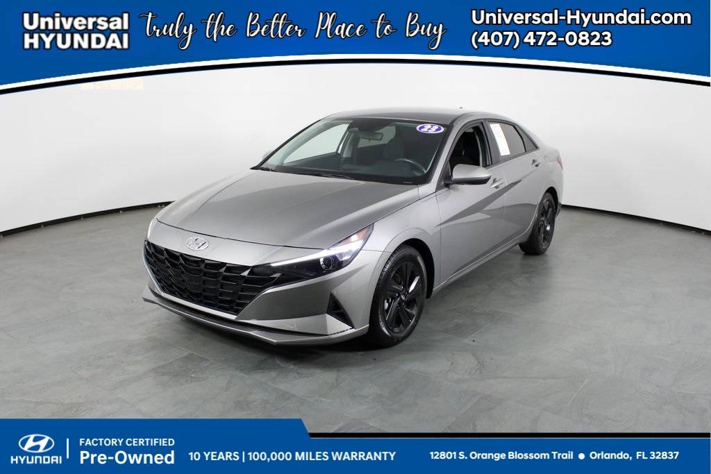 2023 Hyundai Elantra Hybrid Blue — Sedan — 50,453 mi — Orlando, FL