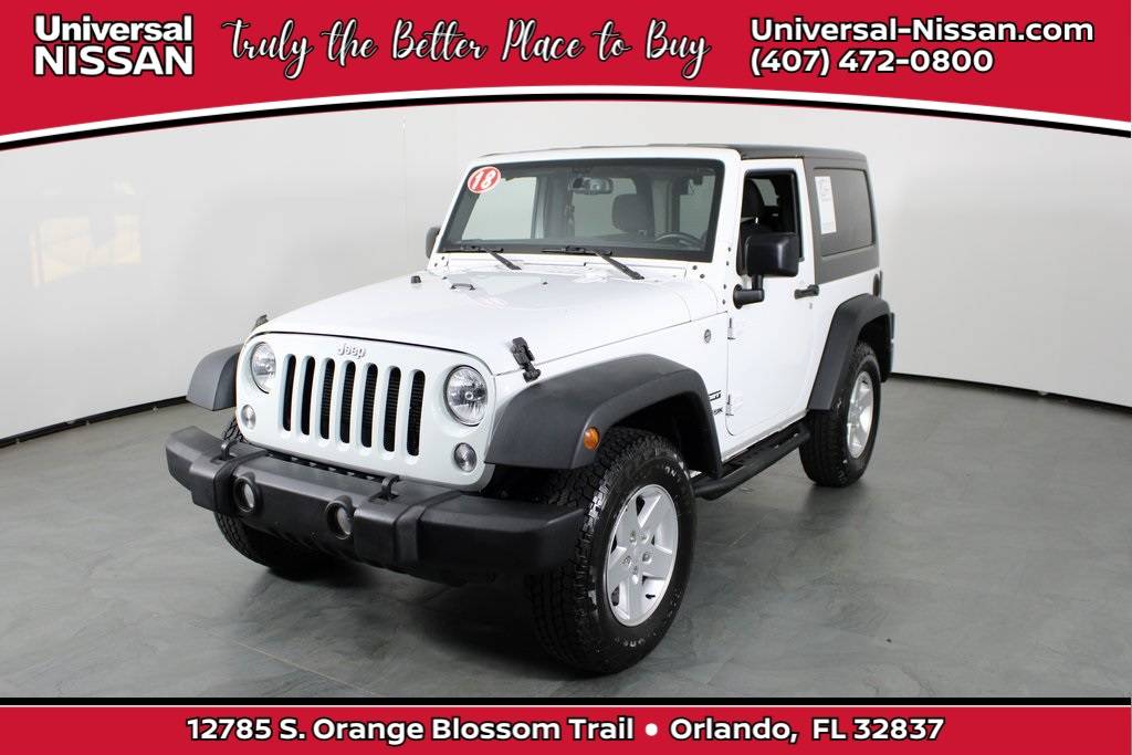 2018 Jeep Wrangler Sport S — SUV — 70,189 mi — Orlando, FL