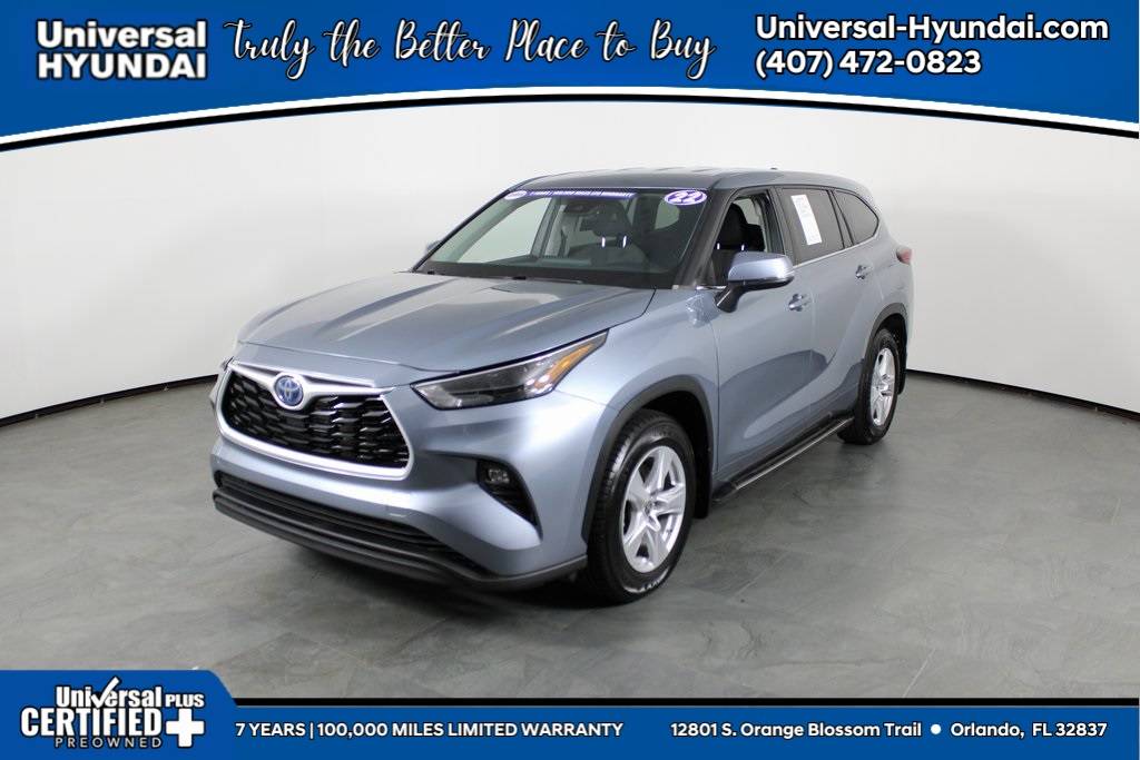 2022 Toyota Highlander Hybrid LE — SUV — 70,509 mi — Orlando, FL
