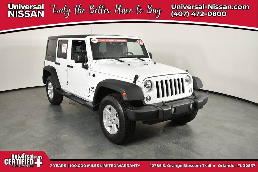 2018 Jeep Wrangler Sport S — SUV — 88,515 mi — Orlando, FL