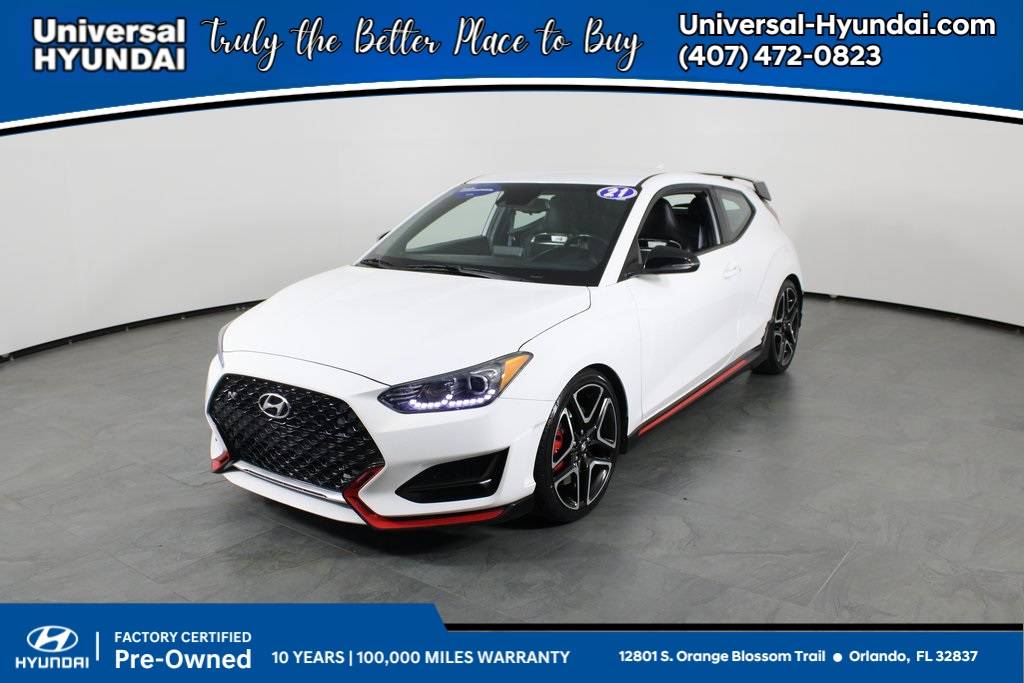 2021 Hyundai Veloster N — Hatchback — 72,105 mi — Orlando, FL