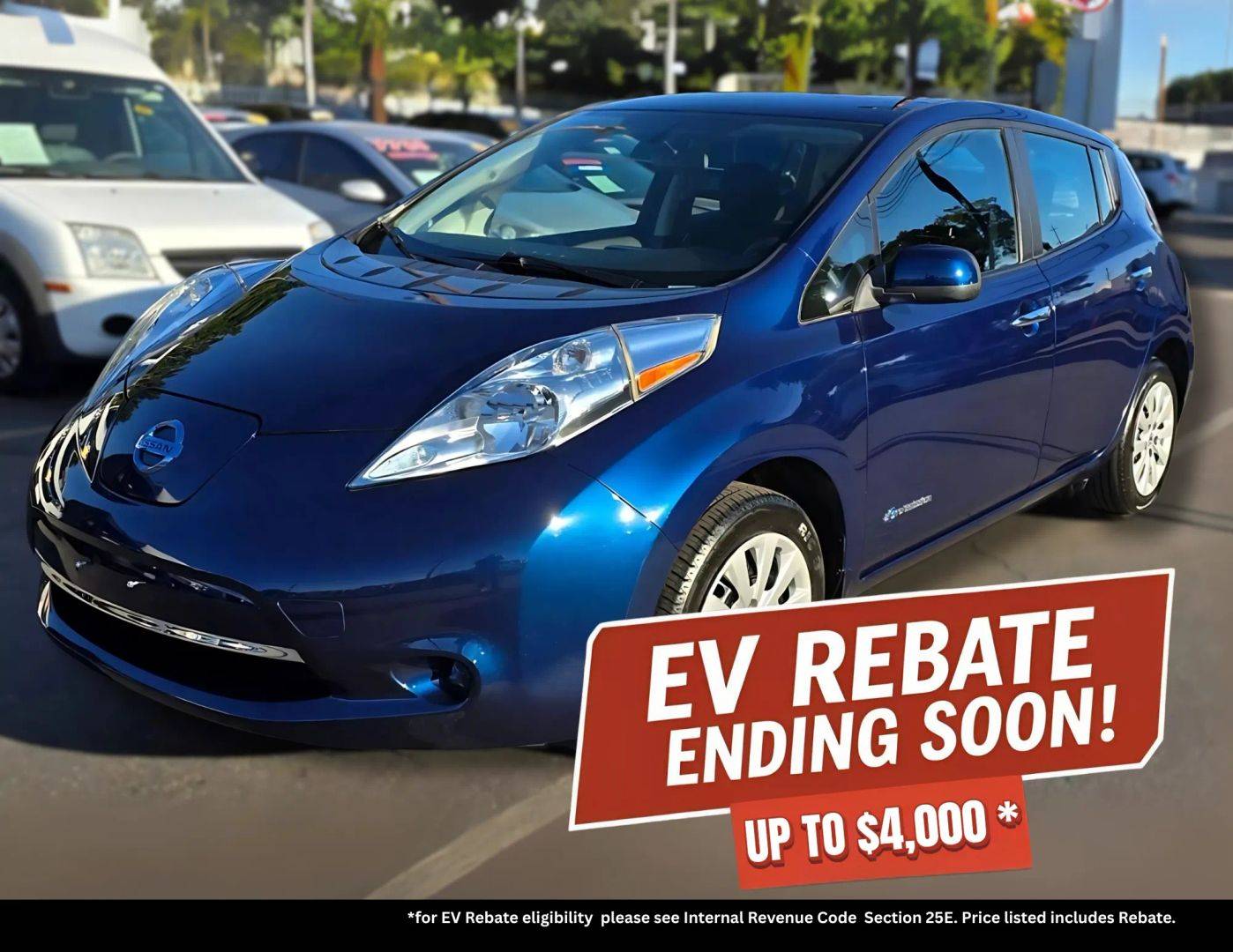 2017 Nissan LEAF S — Hatchback — 53,741 mi — Los Angeles, CA