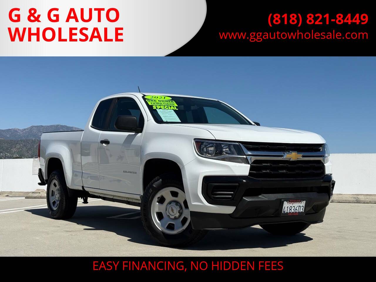 2021 Chevrolet Colorado WT — Pickup Truck — 55,448 mi — North Hollywood, CA