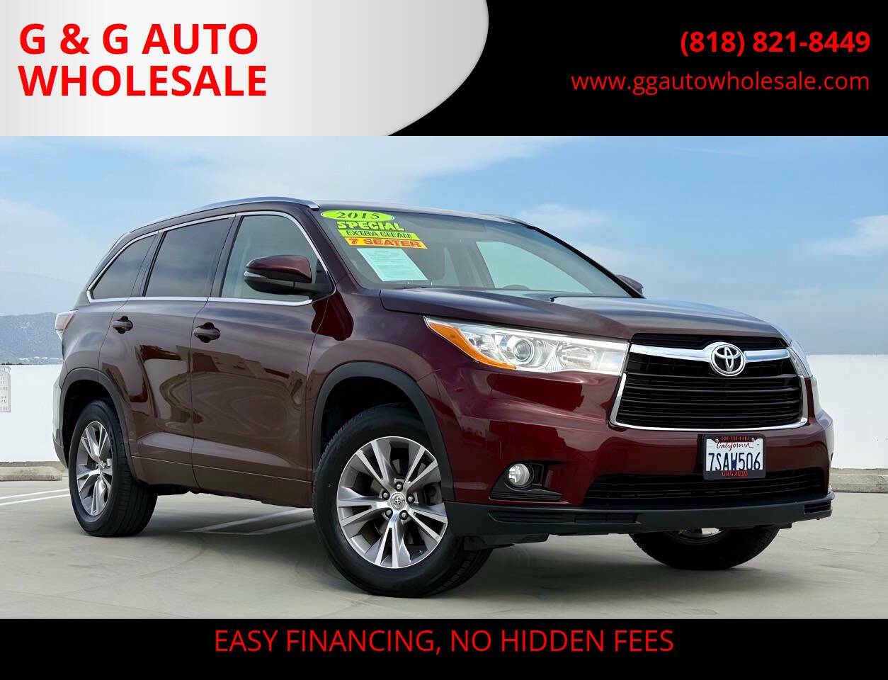 2015 Toyota Highlander XLE — SUV — 110,495 mi — North Hollywood, CA
