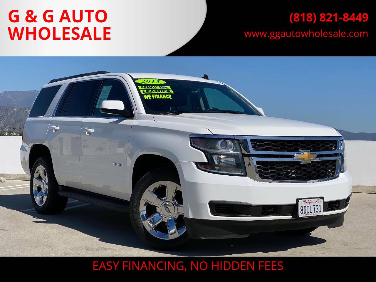 2015 Chevrolet Tahoe LT — SUV — 113,392 mi — North Hollywood, CA