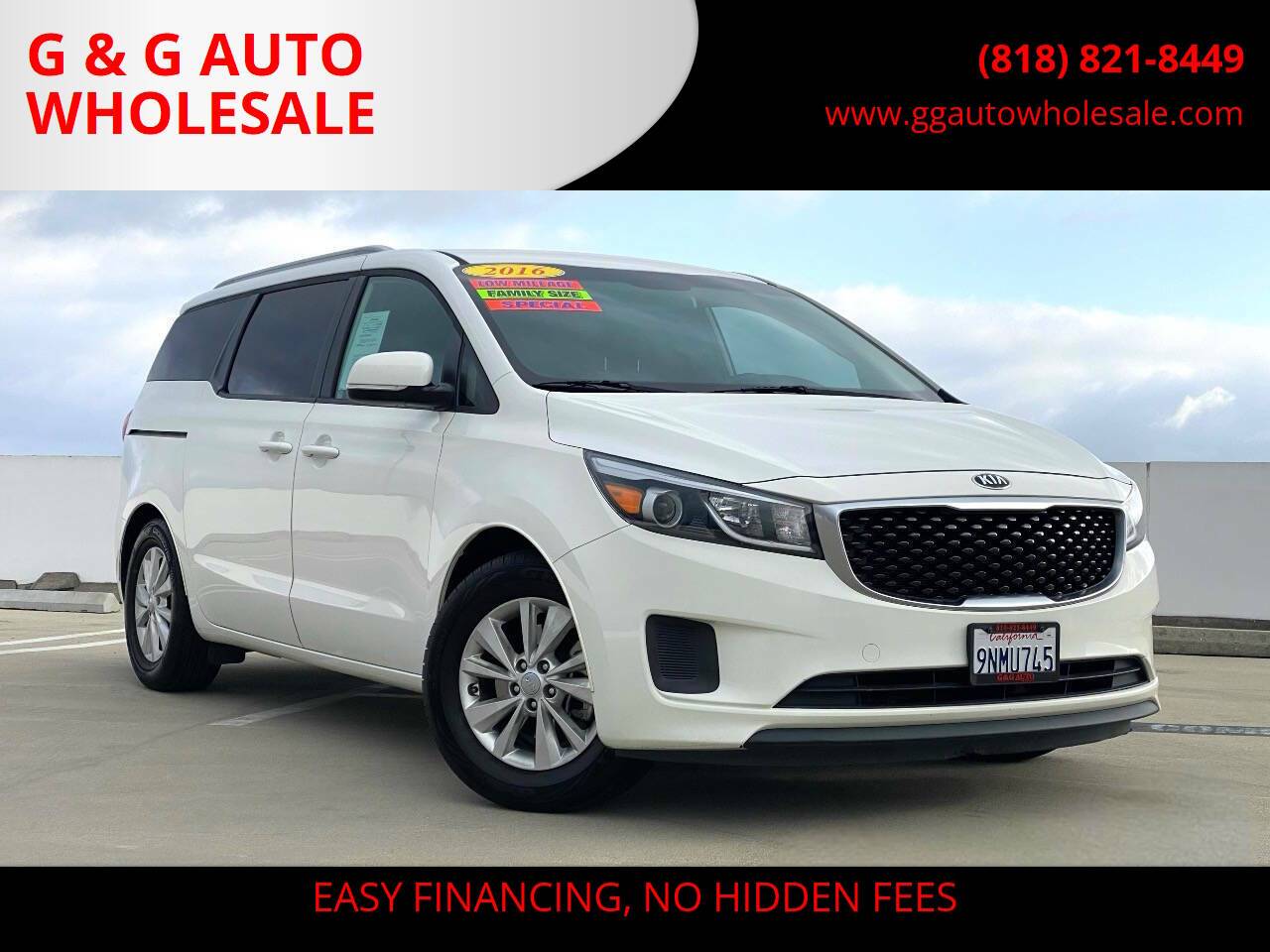 2016 Kia Sedona LX — Minivan — 84,996 mi — North Hollywood, CA