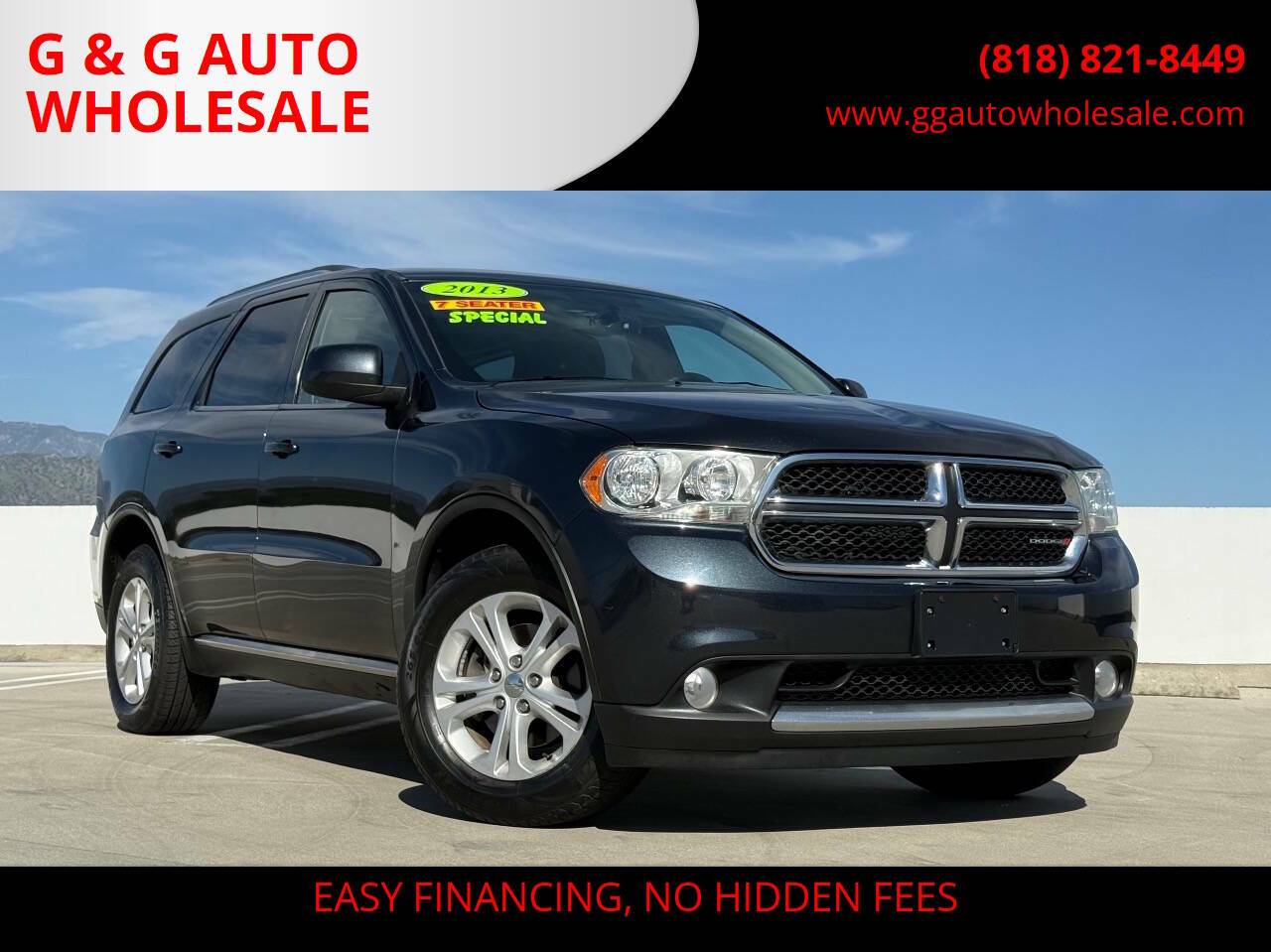 2013 Dodge Durango SXT — SUV — 108,935 mi — North Hollywood, CA
