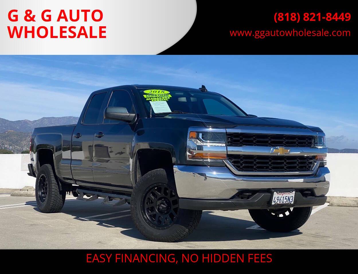 2018 Chevrolet Silverado 1500 LT — Pickup Truck — 112,060 mi — North Hollywood, CA