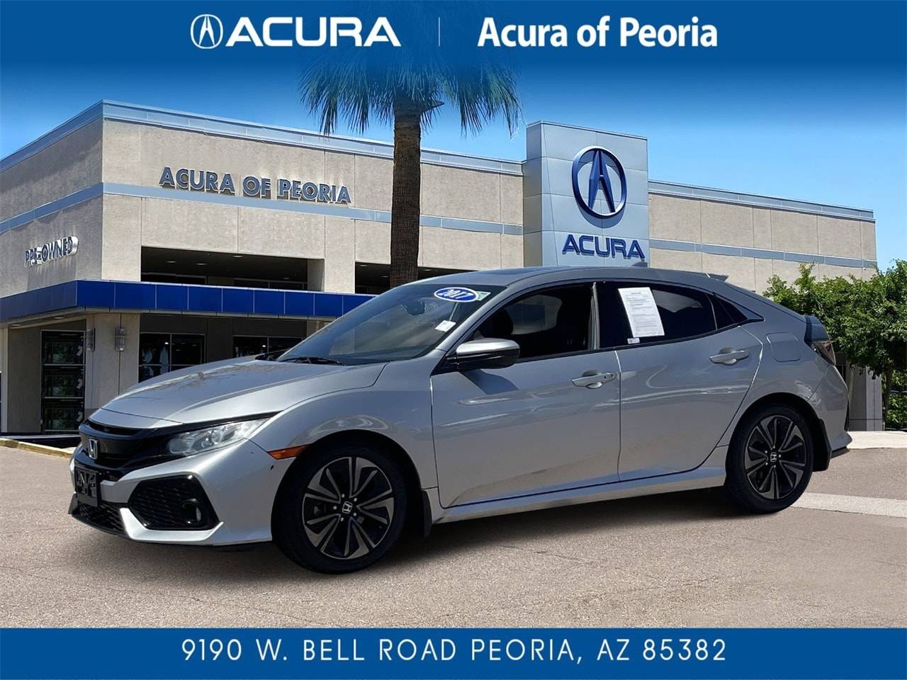 2017 Honda Civic EX-L Navi — Hatchback — 92,349 mi — Peoria, AZ