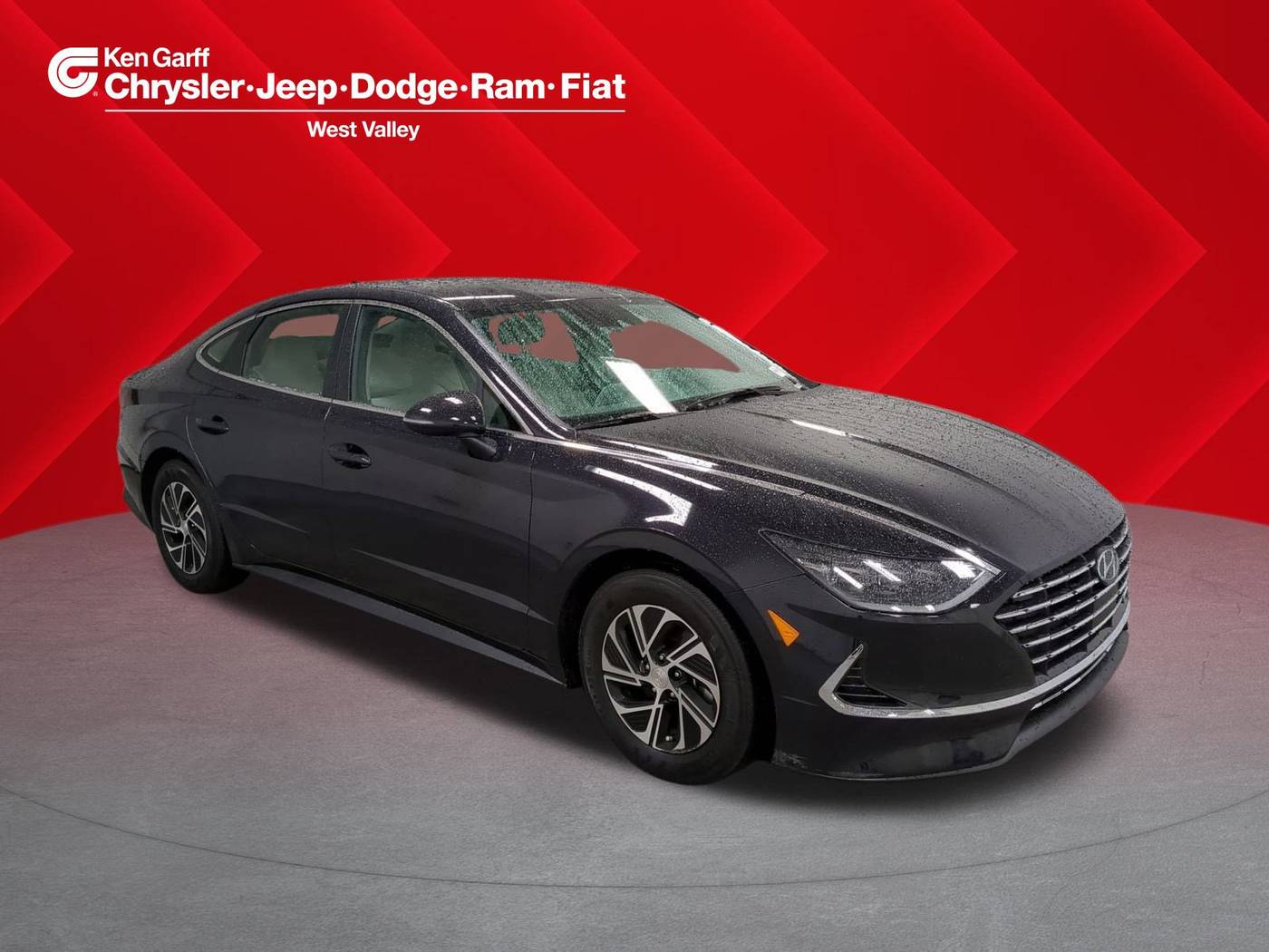 2023 Hyundai Sonata Hybrid Blue — Sedan — 28,834 mi — West Valley, UT