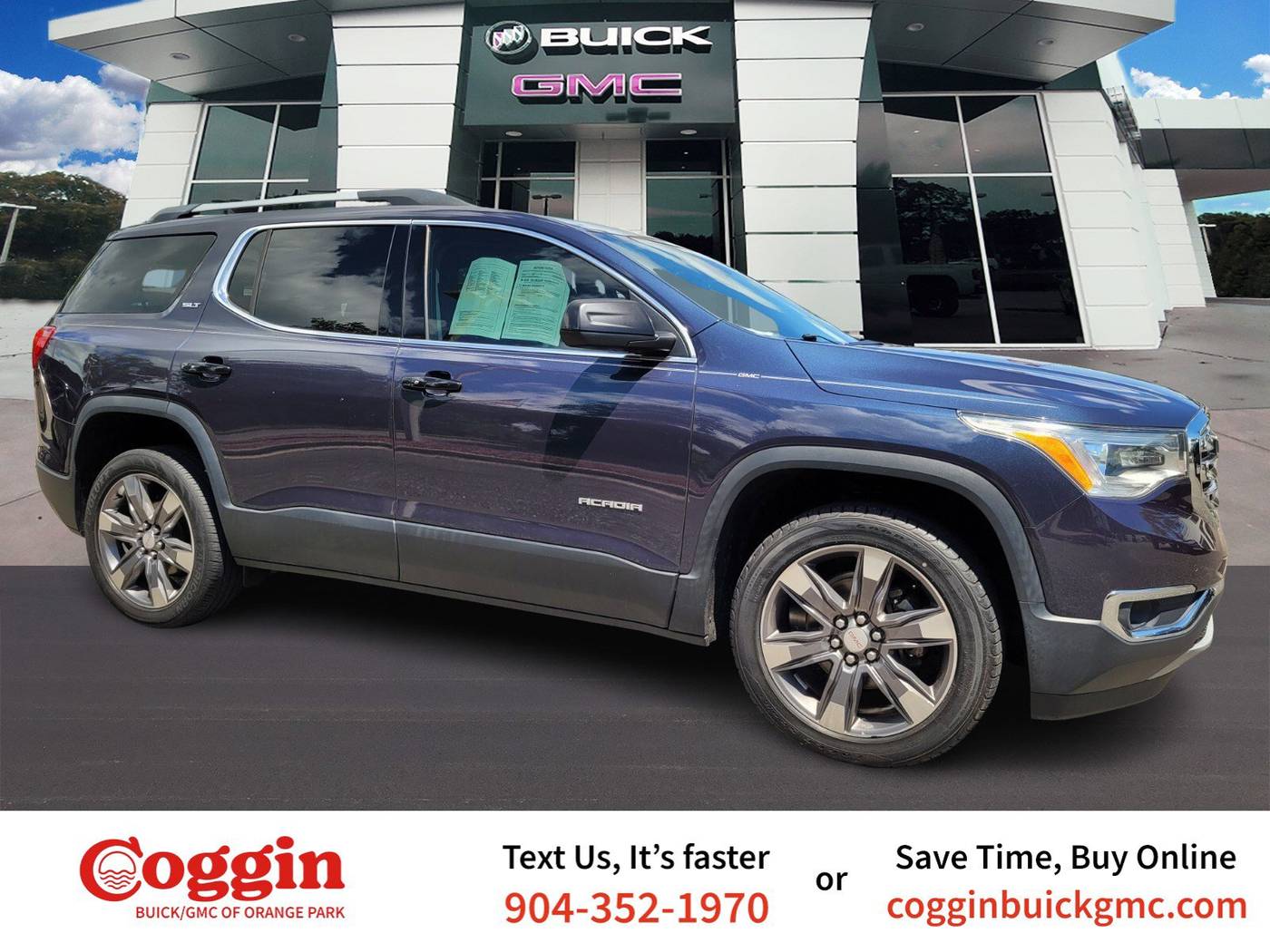 2019 GMC Acadia SLT — SUV — 81,799 mi — Jacksonville, FL