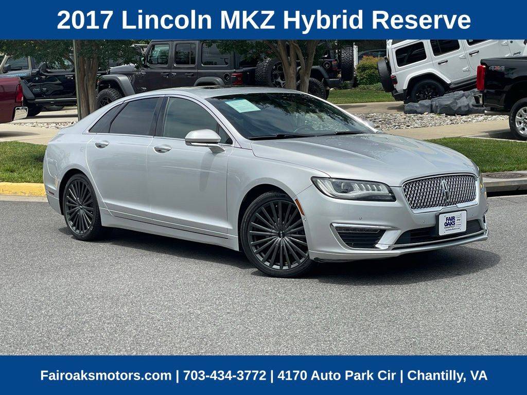 2017 Lincoln MKZ Hybrid Reserve — Sedan — 68,994 mi — Chantilly, VA
