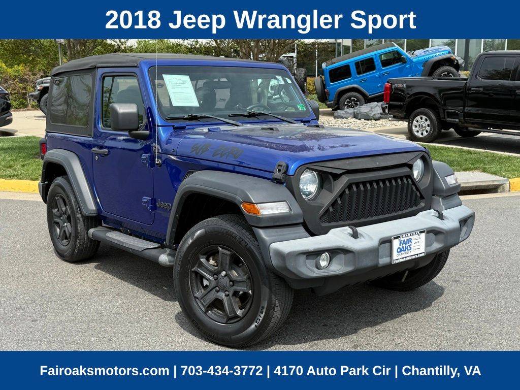 2018 Jeep Wrangler Sport — SUV — 25,403 mi — Chantilly, VA