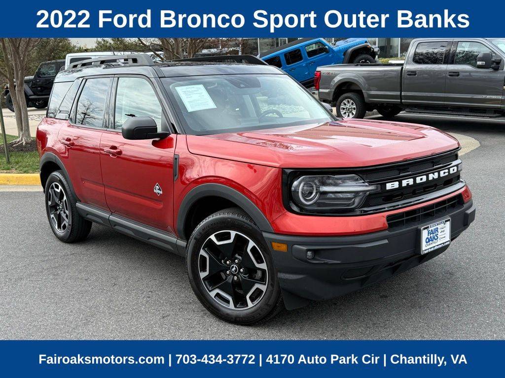 2022 Ford Bronco Sport Outer Banks — SUV — 46,680 mi — Chantilly, VA