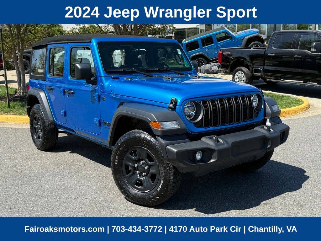 2024 Jeep Wrangler Sport — SUV — 4,629 mi — Chantilly, VA