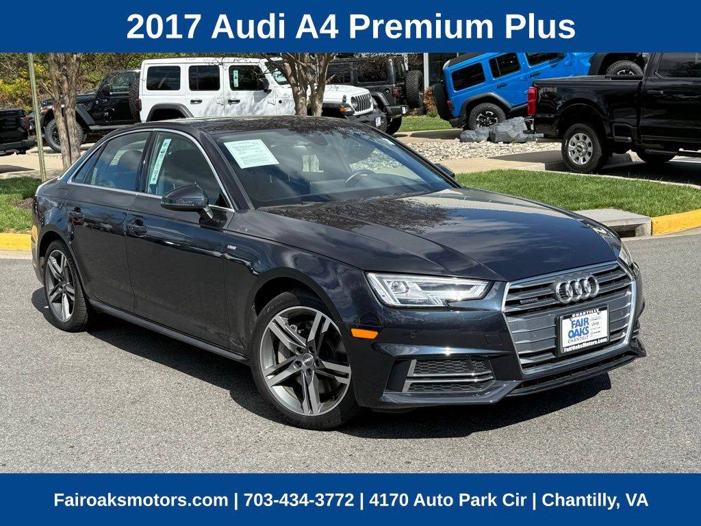 2017 Audi A4 Premium Plus — Sedan — 40,938 mi — Chantilly, VA