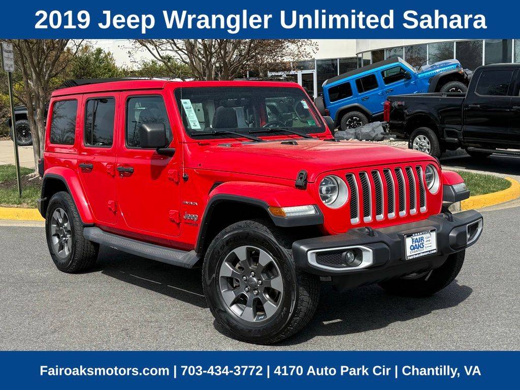 2019 Jeep Wrangler Sahara — SUV — 73,501 mi — Chantilly, VA