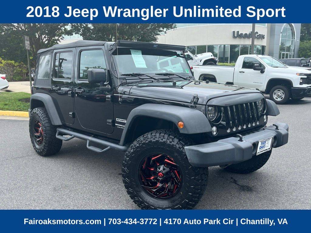 2018 Jeep Wrangler Sport — SUV — 40,850 mi — Chantilly, VA