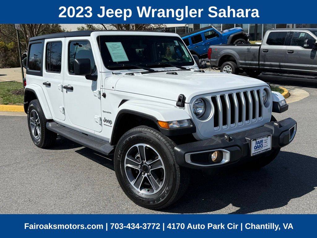 2023 Jeep Wrangler Sahara — SUV — 20,519 mi — Chantilly, VA
