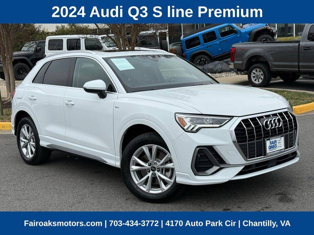 2024 Audi Q3 S line Premium — SUV — 27,056 mi — Chantilly, VA