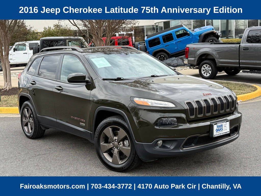 2016 Jeep Cherokee 75th Anniversary — SUV — 97,939 mi — Chantilly, VA