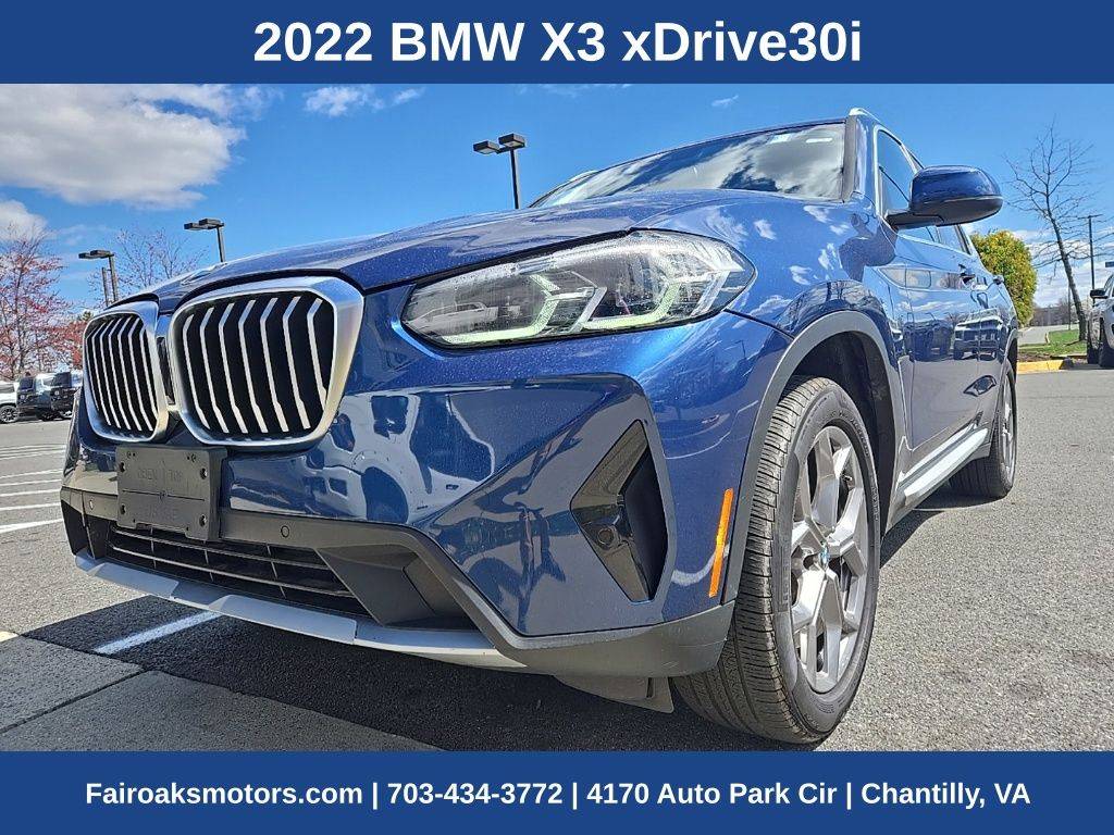 2022 BMW X3 30i — SUV — 37,209 mi — Chantilly, VA