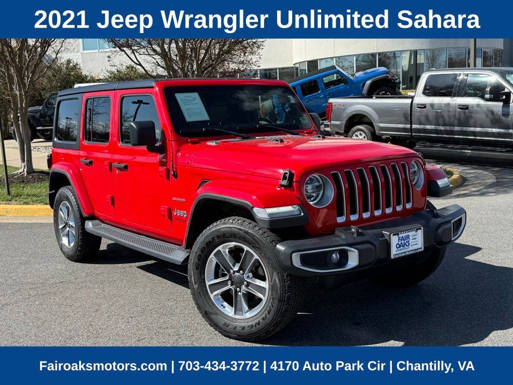 2021 Jeep Wrangler Sahara — SUV — 41,473 mi — Chantilly, VA