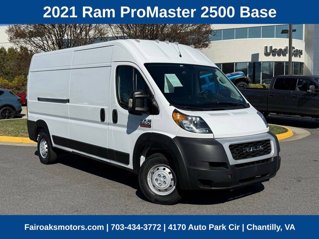 2021 Ram ProMaster Cargo Van 2500 — Cargo Van — 46,530 mi — Chantilly, VA