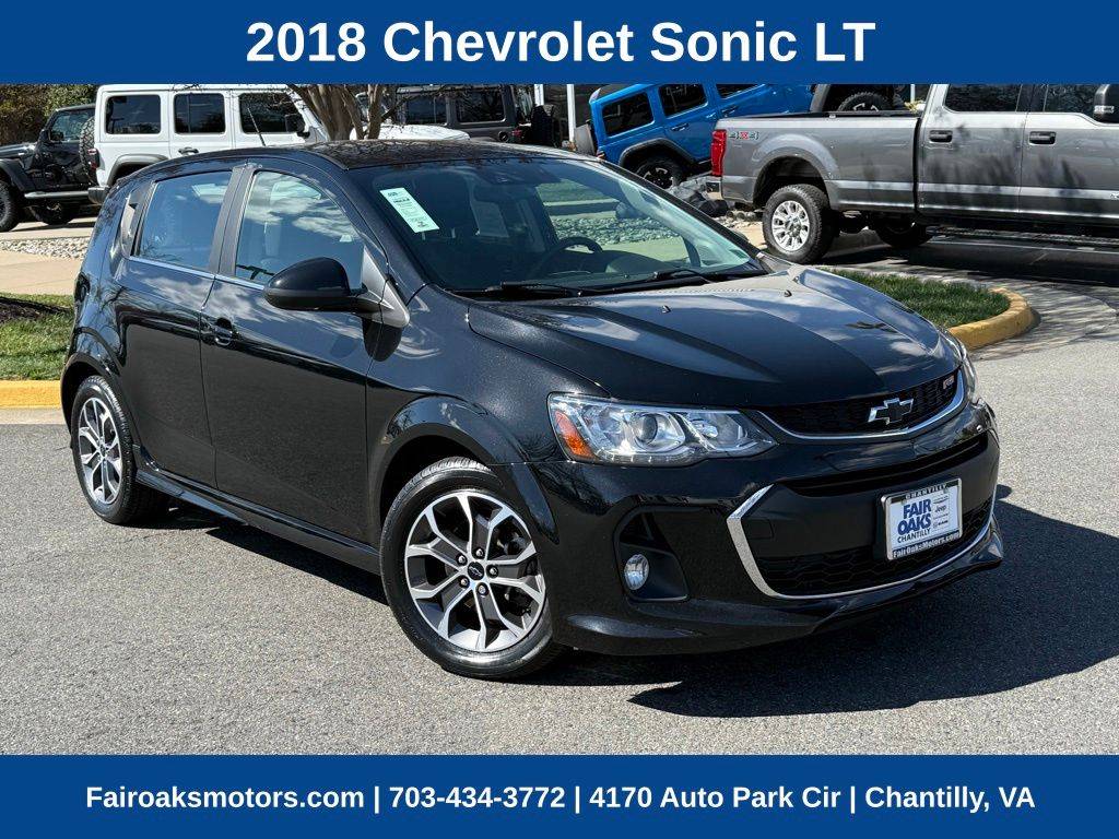 2018 Chevrolet Sonic LT — Hatchback — 52,998 mi — Chantilly, VA