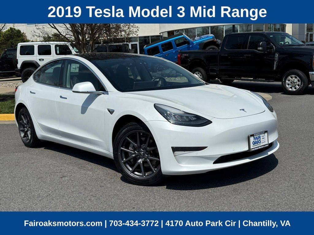 2019 Tesla Model 3 Standard Range Plus — Sedan — 38,588 mi — Chantilly, VA