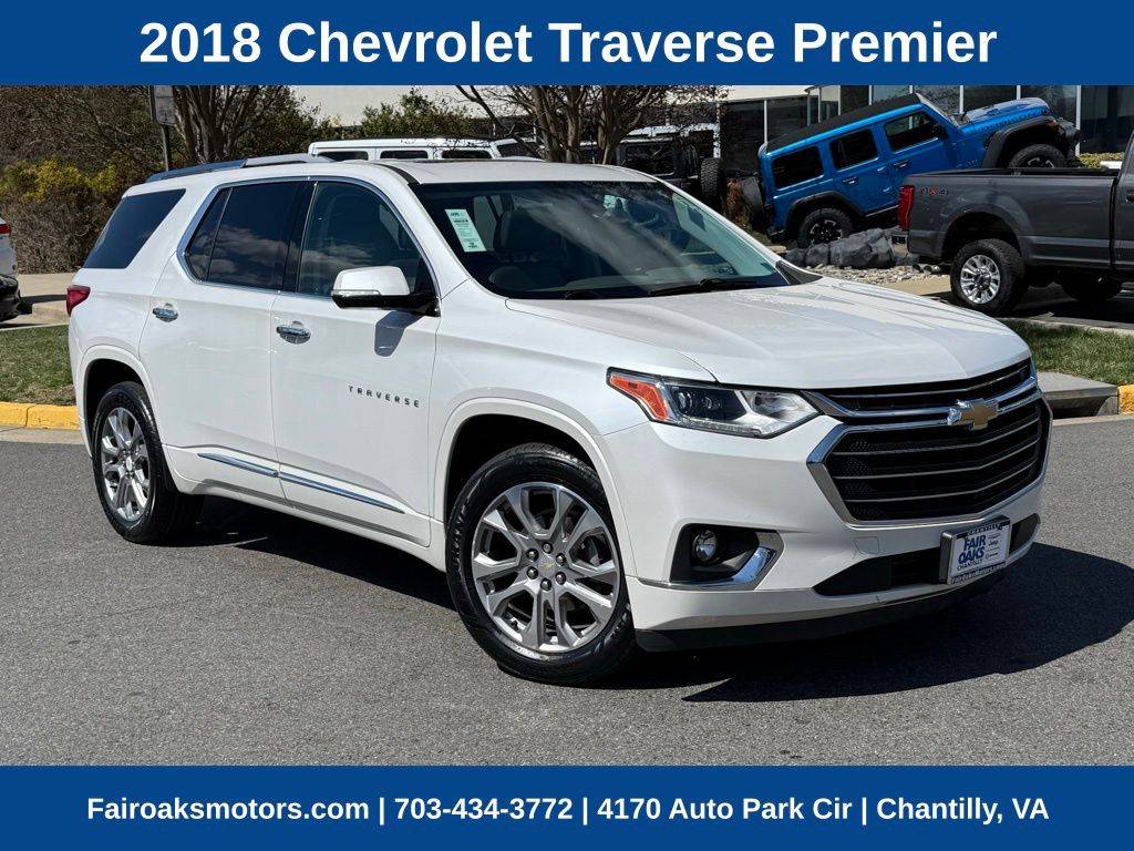 2018 Chevrolet Traverse Premier — SUV — 72,420 mi — Chantilly, VA