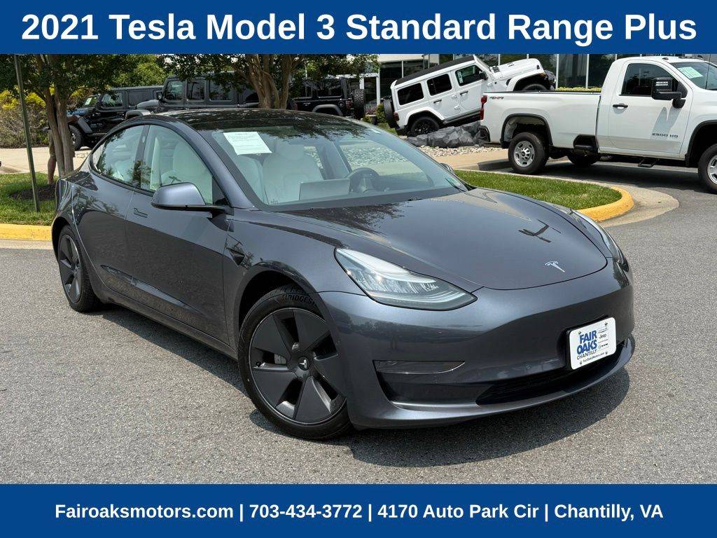 2021 Tesla Model 3 Standard Range Plus — Sedan — 81,649 mi — Chantilly, VA