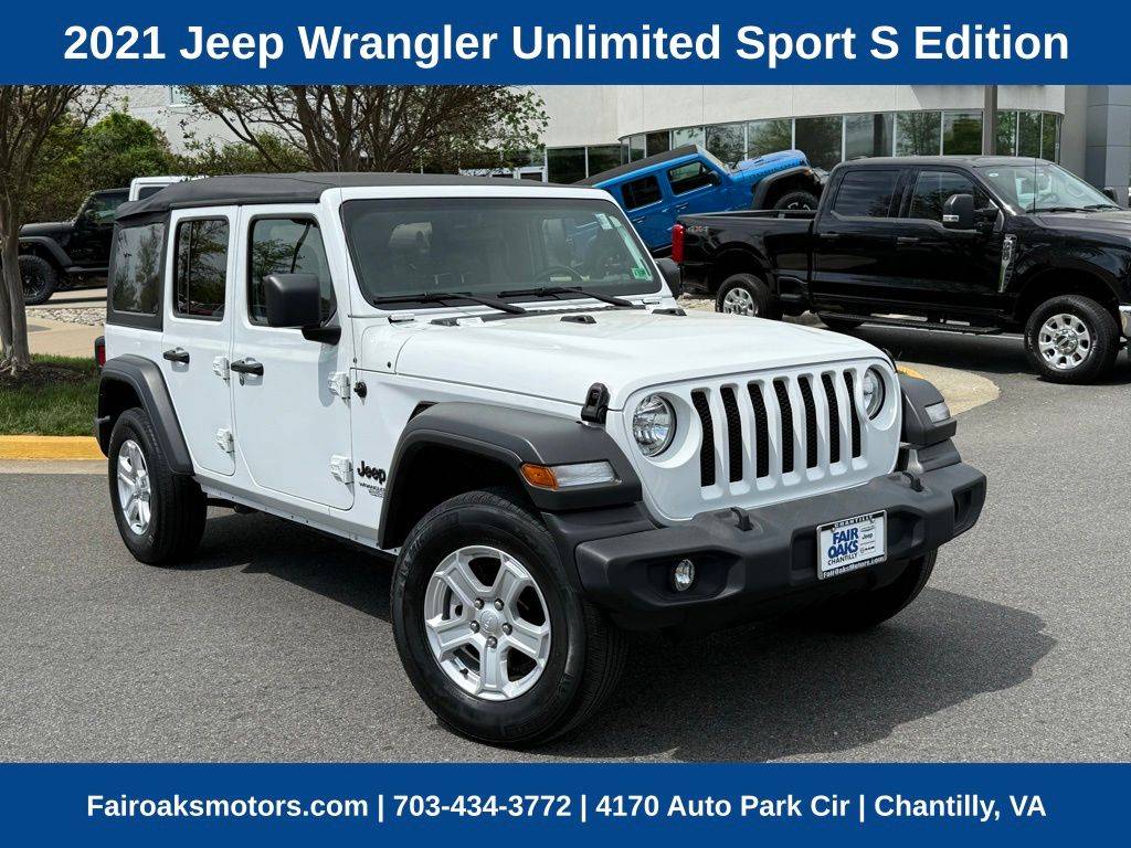 2021 Jeep Wrangler Sport S — SUV — 49,887 mi — Chantilly, VA