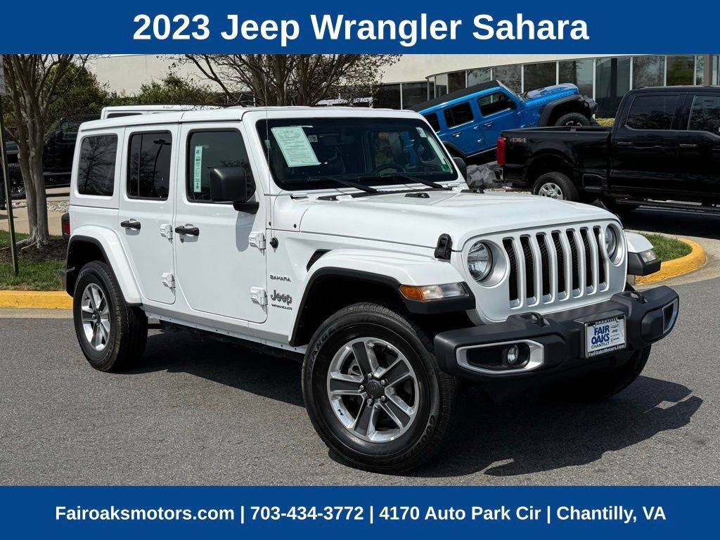 2023 Jeep Wrangler Sahara — SUV — 25,953 mi — Chantilly, VA