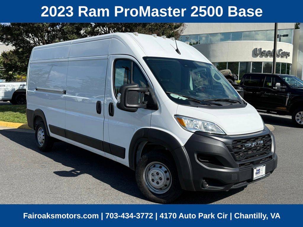 2023 Ram ProMaster Cargo Van 2500 — Cargo Van — 44,315 mi — Chantilly, VA