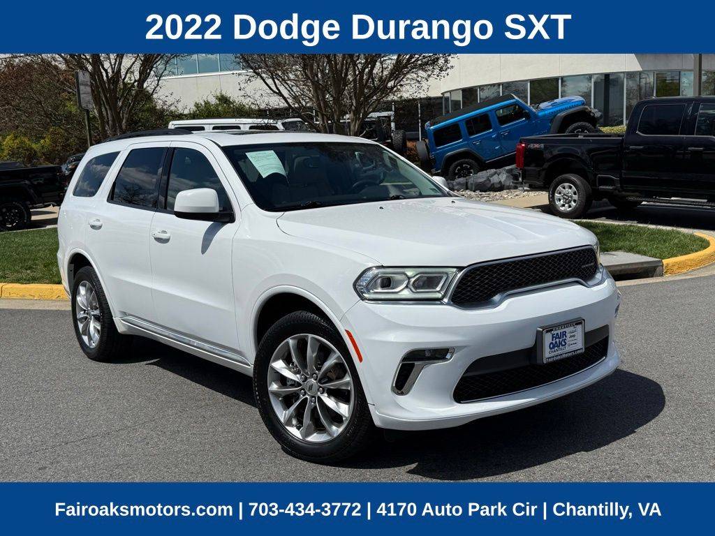 2022 Dodge Durango SXT — SUV — 59,811 mi — Chantilly, VA