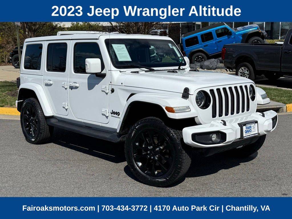 2023 Jeep Wrangler High Altitude — SUV — 58,342 mi — Chantilly, VA